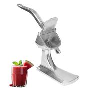 Juicer Manual Hand Press Lemon Juicer Aluminum Orange Citrus Squeezer Hand Crank Juice Lime Squeezer Manual Fruit Lemon Orange Press 9.1x3.5x9.3in for Kitchen