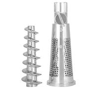 Juicer Meat Grinder Accessories Efficient Screw Shaft Filter Sleeve for Mixer Attachment, Quick Juicing Easy Assembly for 5# Blender Users, Aluminium Alloy + ABS