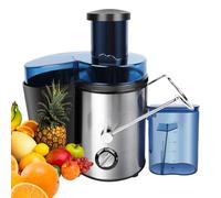 Juicer, Orange Juice 500ML Capacity, Juicers Whole Fruit and Vegetable with 2 Speed Settings, Fruit Juicer Machine, Drip Stop, Easy Clean, Silver