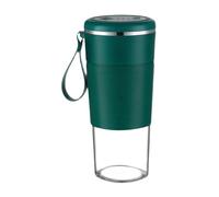 Juicer Portable Blender Cup - 300ML Premium Professional Fruit Blender with Head Cutter Two Stainless Steel Personal for Travel Sports Kitchen Cargo US
