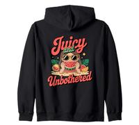 Juicy And Unbothered Summer Chill Zip Hoodie