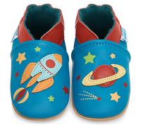 Juicy Bumbles Baby Shoes Soft Sole - Pre Walker & Baby Walking Shoes, 12-18 Months, Spaceship