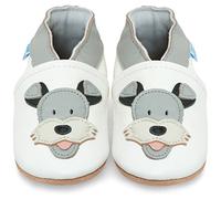 Juicy Bumbles Baby Shoes with Soft Suede Soles - Toddler Shoes - Duky Dog 0-6 Months