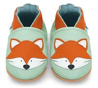Juicy Bumbles Baby Shoes with Soft Suede Soles - Toddler Shoes - Grey Fox 2-3 Years Old
