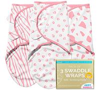 Juicy Bumbles Swaddle Blanket 0-3 Months - 100% Cotton Baby Swaddle Wrap Newborn - Set of 3 Swaddle Wrap - Baby Essentials for Newborn Baby Boy and Girl