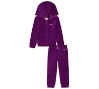 Juicy Couture Baby Girls' 2 Pc Velour Pant Set, Jc Amethyst, 7