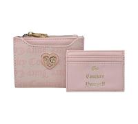 Juicy Couture Bifold Wallet with Pullout Card Holder, Powder Blush, One Size, Modern