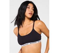 Juicy Couture Classic Logo Band Bralette, Multi, Size Xxs, Women Print