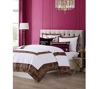 Juicy Couture Comforter Set, Cotton Fill: Polyester, White Pink, queen