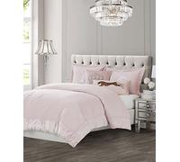 Juicy Couture - Comforter Set - Gothic Design Bedding - Twin - 2 Piece Set Includes (1) 90" x 68" Comforter and (1) 20" x 26" Sham - Wrinkle Resistant - Premium Bedroom Decor - Pink