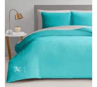 Juicy Couture Comforter Set, Polyester, Blue Crush, King