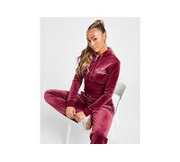 JUICY COUTURE Crown Velour Corset Hoodie - Red - Womens M