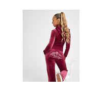 JUICY COUTURE Crown Velour Track Pants - Red - Womens XXS