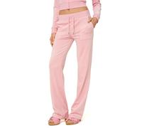 Juicy Couture Del Ray Pant Polyester Women's Juicy Pink Joggers