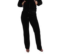 (Black, L) Juicy Couture Del Ray Polyester Women's Black Joggers