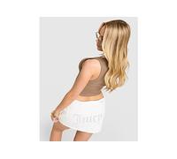 JUICY COUTURE Denim Mini Skirt - White - Womens 14