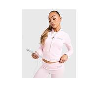 JUICY COUTURE Diamante Fitted Full Zip Top - Pink - Womens L