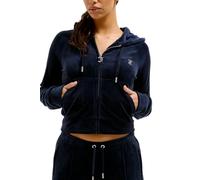 Juicy Couture Diamanté Velour Zip-Through Hoodie
