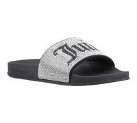 Juicy Couture DONNA WoMens Silver Slides - Size UK 4