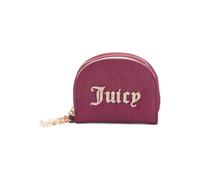 Juicy Couture Drama Queen Mirror Wallet, Embossed Design with Built-in Mirror, 4.75in W x 4in H (Plum Berry)