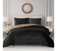 Juicy Couture Embossed Leopard with Royal Leopard Reversible Twin/Twin XL Comforter Set - 2 Piece Stylish Bedding Ensemble