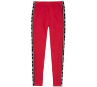 Juicy Couture Girls, Full Length Pull-on Stretch Pants Design & Elastic Waistband, Crimson/Logo Tape Legging, 14