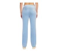 Juicy Couture Hallow Women's Bling Velour Track Pant, birght blue, S