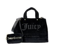 Juicy Couture Iris Velvet Stripes Handbag 32 cm black