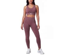 Juicy Couture Ladies Seamless Bra & Legging Set- Solid Moonscape, M