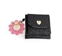 Juicy Couture Pretty Pop Bifold Wallet, Midnight Bloom, 4in W x 4in H, Bifold Card Wallet