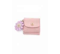 Juicy Couture Pretty Pop Bifold Wallet, Powder Blush, 4in W x 4in H, Bifold Card Wallet