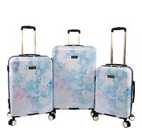 Juicy Couture Sadie 3-Piece Hardside Spinner Luggage Set, Watercolor Purple, One Size, Sadie 3-Piece Hardside Spinner Luggage Set