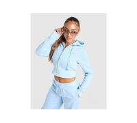 JUICY COUTURE Script Corset Fleece Hoodie - Blue - Womens XXS