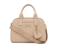 Juicy Couture She's the Moment Weekender Duffel Bag, Faux Leather, 18" x 10.5" x 6", with Detachable Shoulder Strap, Buff Beige, One Size, Travel