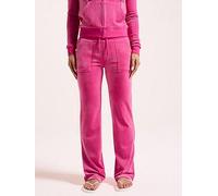 Juicy Couture Straight Leg Track Pant With Pockets, Red, Size L, Women Red