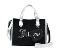 Juicy Couture String of Pearls Mini Tote, Liquorice/Silver #, One Size, String of Pearls Mini Tote