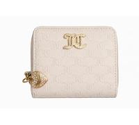 Juicy Couture That Bling Small Zip Around Wallet, White, 4.5 x 4 x 1.5 Inches