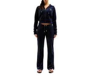 Juicy Couture Velour Track Pant with Diamante Branding
