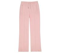 Juicy Couture Velour Track Trousers with Diamante Branding, Almond Blossom, S