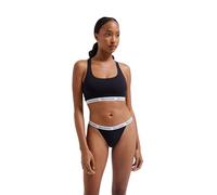 Juicy Couture Verity Cotton Bralette, Black, M