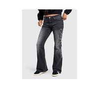 JUICY COUTURE Western Denim Flared Jeans - Black - Womens 12