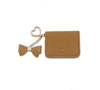 Juicy Couture Women's Card Case with Key Holder, 4 The Girls Buff Beige, Card Case With Key Fob