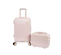 Juicy Couture Women's Chelise 2pc Luggage Set, Rose Pink