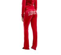 Juicy Couture Women's Diamante Impact Low Rise Velour Trackpant Casual Pants, Astor Red, L (Pack of 10)