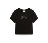 Juicy Couture Women's Fitted Tee T-Shirt, Black, S