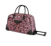 Juicy Couture Women's Libra Rolling Duffel, Pink Leopard, Juicy Couture Libra Women's Rolling Duffel