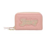 Juicy Couture Women's Medium Double Zip-Around Wallet, String of Pearls Pink Diamond, One Size, Modern