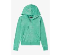 JUICY COUTURE Womens Robertson Hoodie In Marine Green Size: M, Colour:
