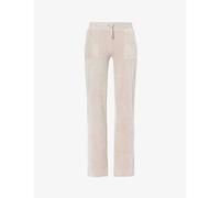 Juicy Couture Womens String Del Ray Straight-leg Mid-rise Velour Trousers Xl