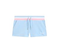 Juicy Couture Women's Velour Stripe Shorts Casual, PowderBlue, S